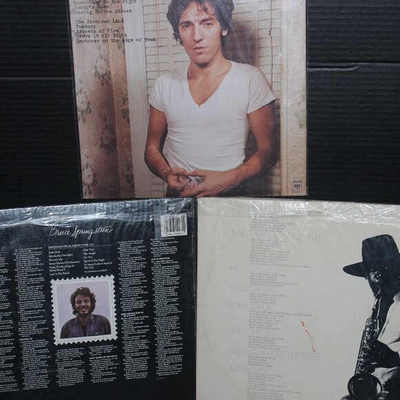 BRUCE SPRINGSTEEN 3 VINTAGE VINYL RECORD SET - Picture 2 of 2